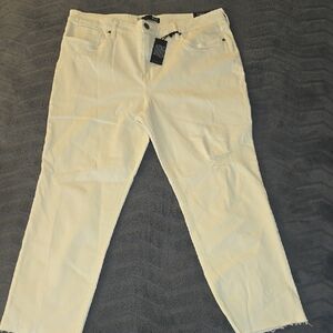 Kut from the Kloth Women's Cream Wide Leg Pants